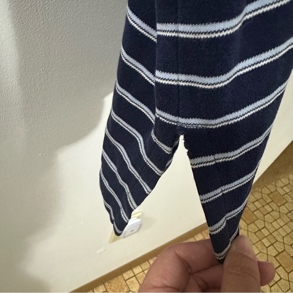 Polo Ralph Lauren Striped Blue And White Luxury Collar Polo Shirt Men’s Size XXL - Picture 8 of 8